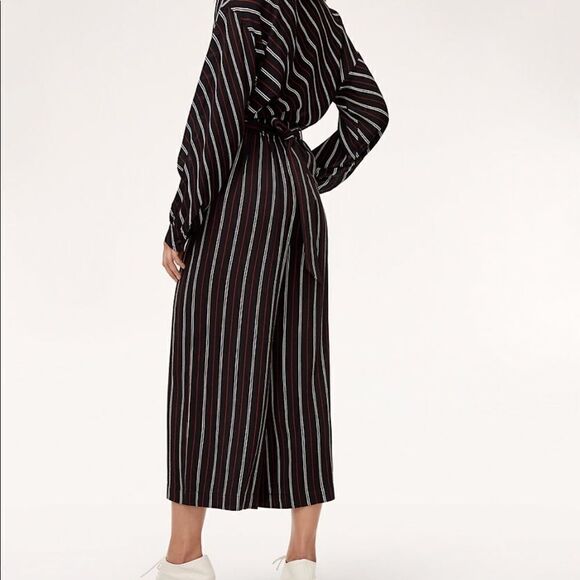 Aritzia Wilfred Faun wide leg crop pant - Picture 4 of 13